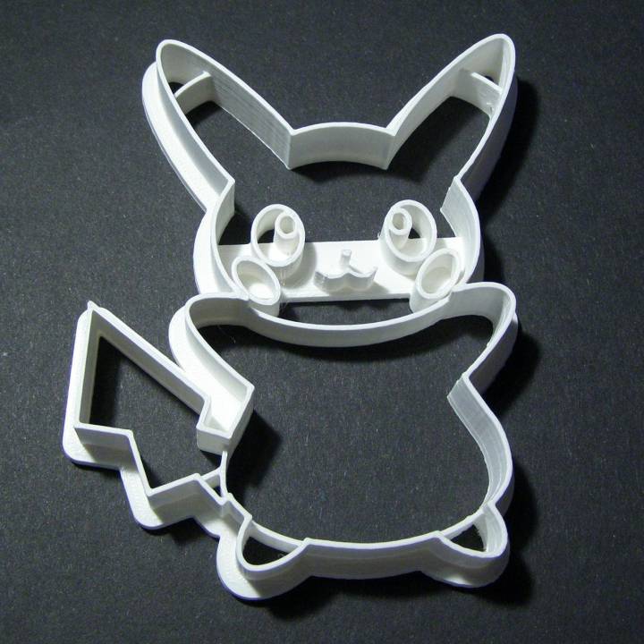 Pikachu Galleta cortador jardín pokemon 3D print model - Mito3D