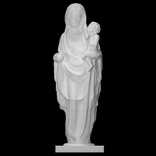 Madonna bambino scansione donna dimensione piena 3d print model - Mito3D