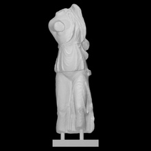 statue nike scan woman halfbody 3d print model - Mito3D