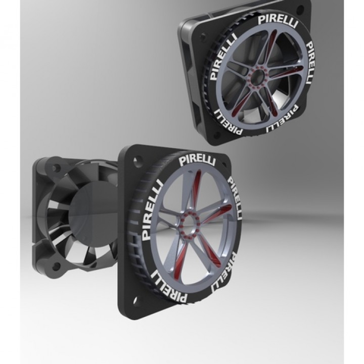 fan cover 40 mm gadgets & electronics cooling 40mm coverfan 3D print model - Mito3D