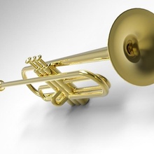 trompete Educação 3d print model - Mito3D