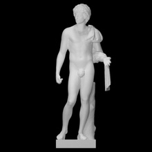 antico statua uomo scansione dimensione piena 3d print model - Mito3D