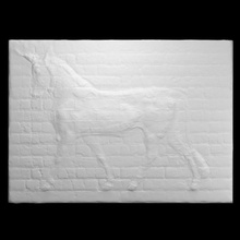 relief aurochs ishtar gate scan sculpture babylon 3d print model - Mito3D