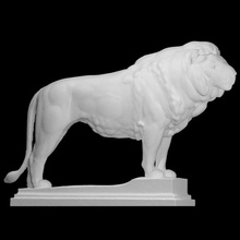 lion statue august gaul scan animal zoo scultpture 3d print model - Mito3D