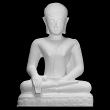 Buda toprağa dokunan mimik taramak Hindu Hindistan meditasyon bronz 3dbaskı oturma 3dscan Tayland yoga giydirmek kültürel Miras 3d print model - Mito3D