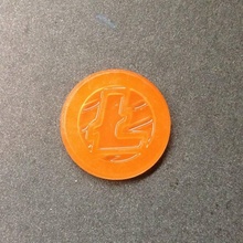 litecoin badge fan art cryptocurrency crypto cryptocurrencies altcoin 3d print model - Mito3D