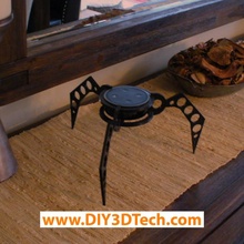 amazon echo dot robo-spider base gadgets & electronics spider amazonecho alexa echodot 3d print model - Mito3D