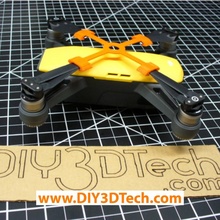 dji faísca suporte aparelhos eletrônicos adereços zangão rc fantasma proprietários quard 3d print model - Mito3D