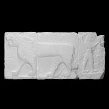 relief orthostats scan animal architecture man monument fullsize fragment 3d print model - Mito3D
