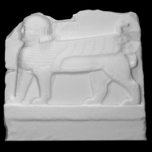 sphinx entrance palace scan animal man relief fullsize halfbody 3d print model - Mito3D