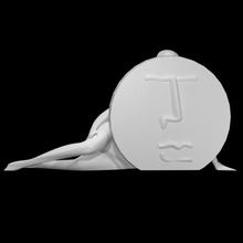 face - caz egelie scan contemporary 3d print model - Mito3D