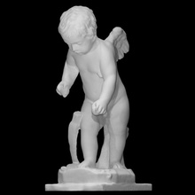 cupido escultura arco Varredura criança tamanho real 3d print model - Mito3D