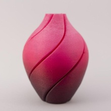 tourner vase 4 jardin torsion spiraliser 3d print model - Mito3D