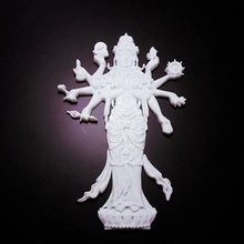 main fille Vasanta navaratri éducation art Inde statue 3d print model - Mito3D
