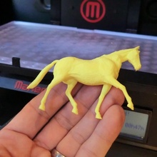 3d-printed toy horse figure halves toys & games animal model caballo cavalo cheval hst pferd 3d print model - Mito3D