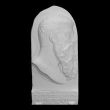 portrait scan head man relief halfbody 3d print model - Mito3D