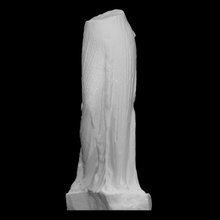fragmento drapejado mulher estátua Varredura corpo 3d print model - Mito3D