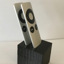 apple remote holder remotes v1 & garden tinkercad 3d print model - Mito3D
