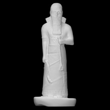 statue king shalmaneser iii scan man fullsize 3d print model - Mito3D