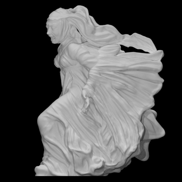 mary magdalen mourning dead christ scan fullsize terracotta dramatic grief 3D print model - Mito3D