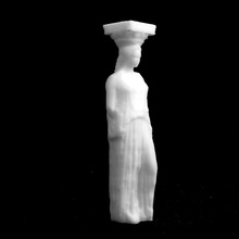 erechtheion caryatid colonnade british museum london scan 3d print model - Mito3D