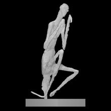 mantis escanear insecto mujer tamaño completo 3d print model - Mito3D