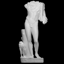 meleager monte cassino Varredura grego herói mitologia escultura mármore figura completa 3d print model - Mito3D