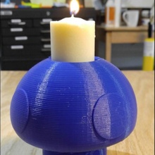 Teemos Pilz Teelicht Kerze Halter Unterstützung Garten lol Liga Legenden teemo 3d print model - Mito3D