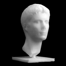 cabeza emperador augusto british museum londres scan 3d print model - Mito3D