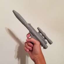 dl-17 blaster pistol 7 10 scale-star wars fan art starwars propsandcosplay dh-17 3d print model - Mito3D