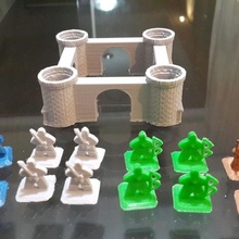 game pieces board games tinkercad 3d print model - Mito3D