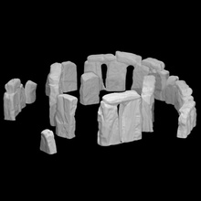 Stonehenge Varredura 3d print model - Mito3D