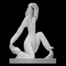 oceanid scan woman abstract fullsize 3d print model - Mito3D