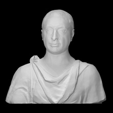 retrato francesco Sassetti escanear busto hombre medio chico 3d print model - Mito3D