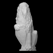 marzocco escanear animal león tamaño completo 3d print model - Mito3D
