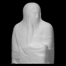maria scansione donna bambino metà corpo 3d print model - Mito3D