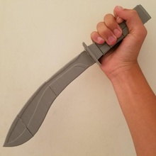 hale süveter mücadele bıçak hayran Sanat destek kopya 3d print model - Mito3D