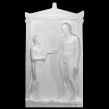 Marmor Grabstein Delos Scan Skulptur Jugend Linderung 3d print model - Mito3D