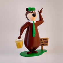 yogi ours jouets Jeux dessin animé modèle personnage 3d print model - Mito3D
