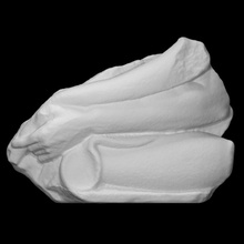 piece relief god river scan man fragment 3d print model - Mito3D