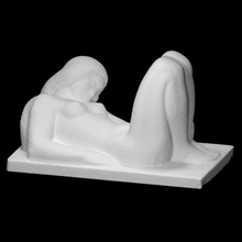reclinado mulher Varredura tamanho real 3d print model - Mito3D
