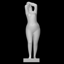 sun scan woman fullsize 3d print model - Mito3D