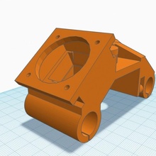 anet a6 carriage e3d & bowden build 3d printer 3d print model - Mito3D