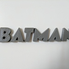 Batman logo dc fan arte 3d print model - Mito3D