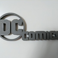 dc Comics Logo Ventilator Kunst 3d print model - Mito3D