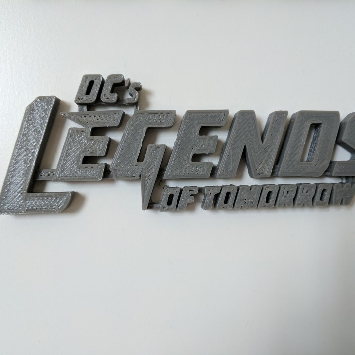 legends tomorrow logo cw fan art 3D print model - Mito3D
