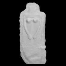statue-menhir female figure treschietto scan woman fullsize 3d print model - Mito3D