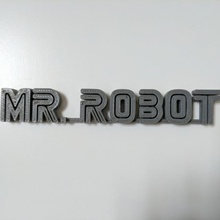 mr robot logo hbo fan art 3d print model - Mito3D