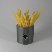 pencil holder & garden tinkercad 3d print model - Mito3D