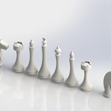 suave ajedrez juegos mesa concurso abierto diseño competencia 3d print model - Mito3D